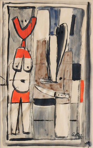 Two Figures and a Knife