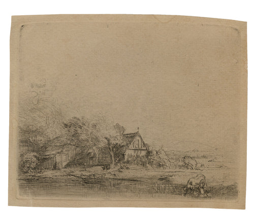 Landscape with a Cow Drinking