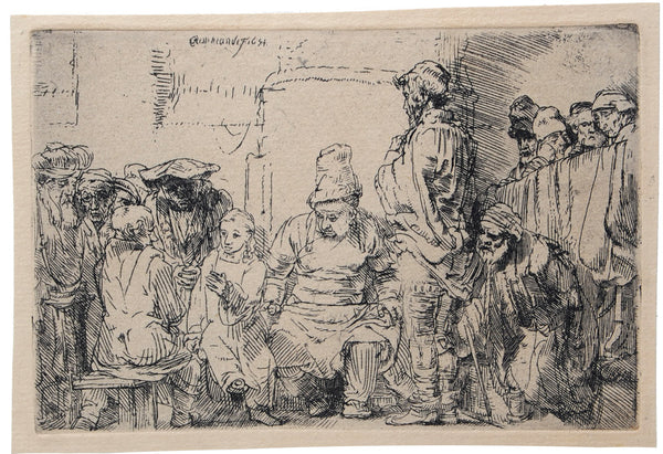 Christ Seated Disputing with the Doctors