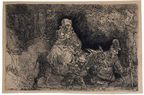 The Flight into Egypt: Crossing a Brook