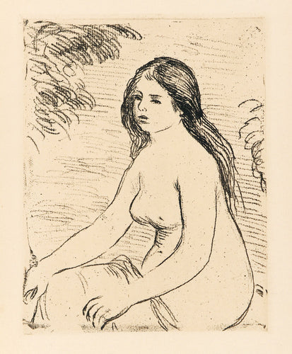Woman Bathing, Seated