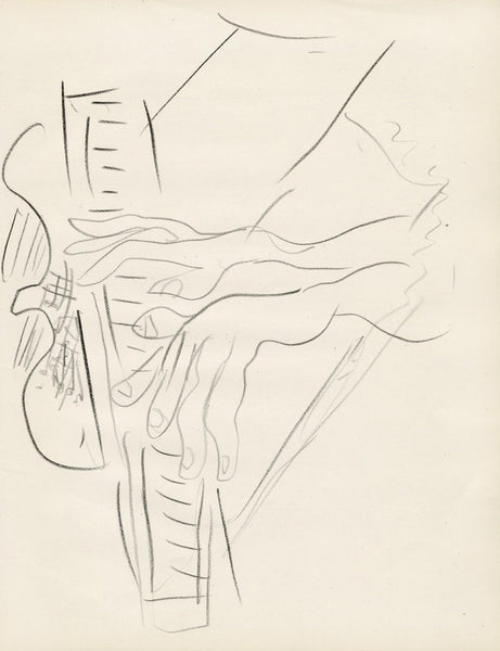 Hands Playing Piano Study