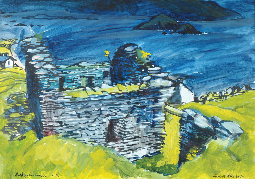 Ruined Cottage, Great Blasket Island. Co. Kerry