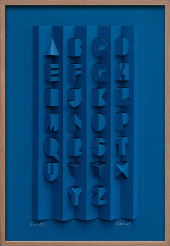 Blue Alphabet