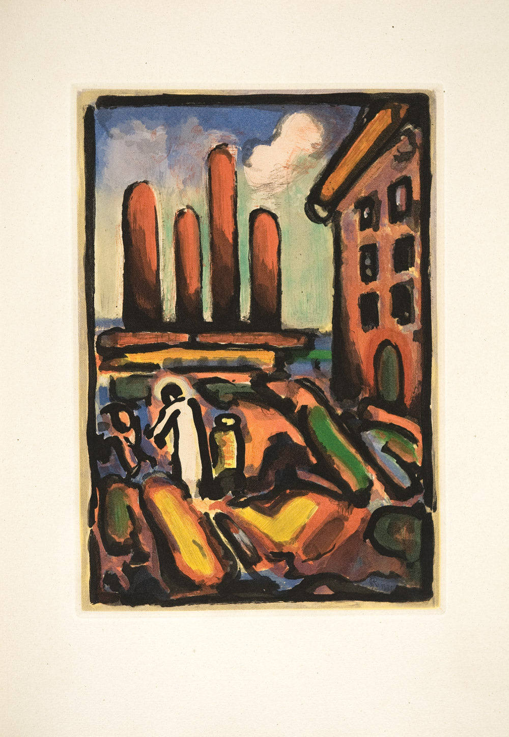Georges Rouault Christ au Faubourg (Christ in the Suburb) – Goldmark