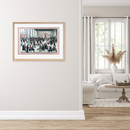 Flat Oak Frame for School Prints