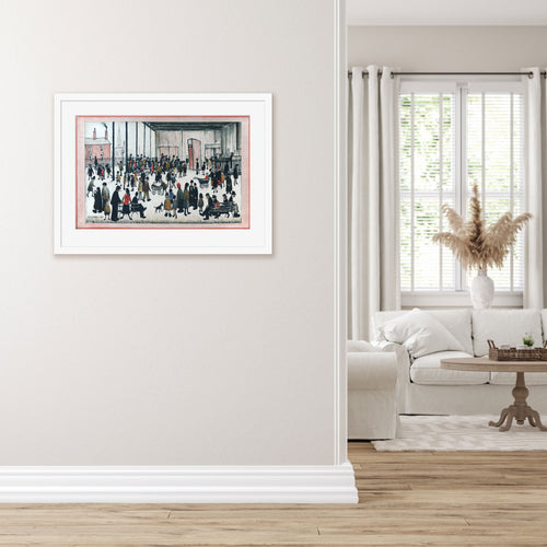 Flat White Frame for School Prints