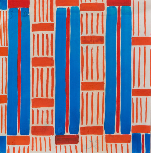 Design 32, Red and Blue Stripes
