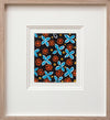 Design 1263 - Red and Blue Flowers on Black