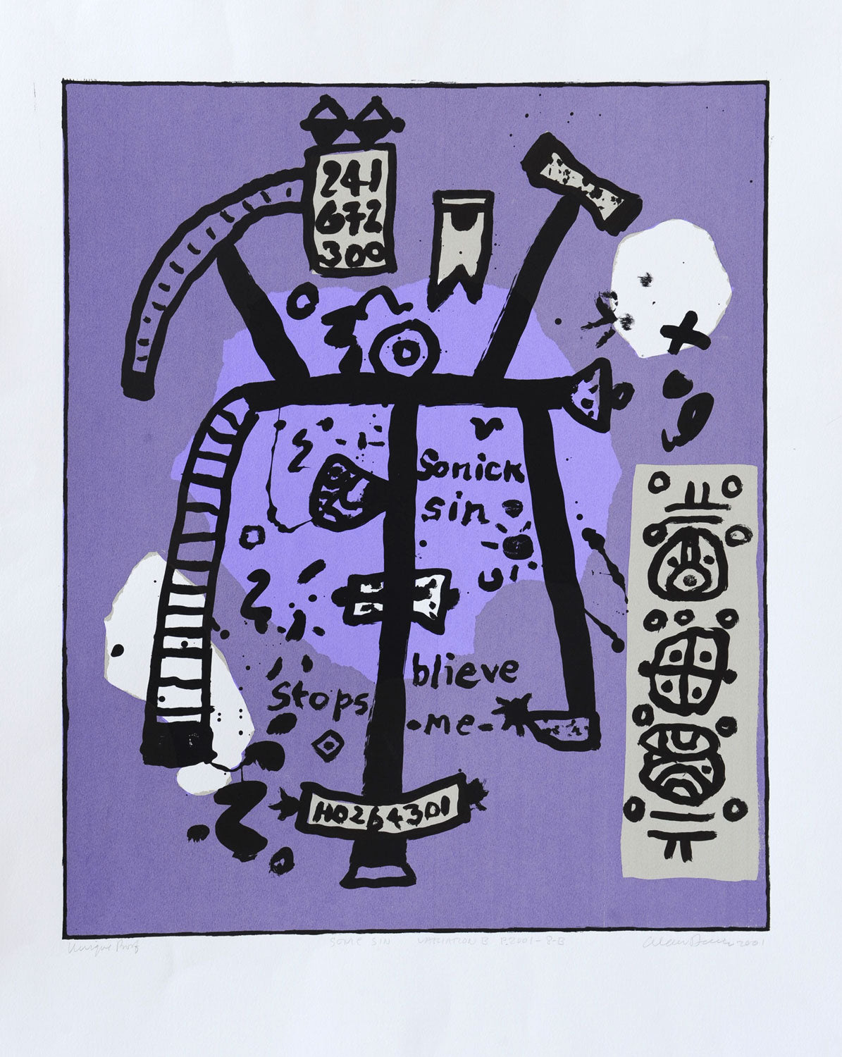 Alan Davie Sonic Sin Variation C – Goldmark