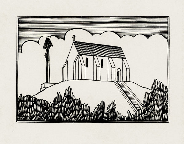 Spoil Bank and Crucifix with Chapel