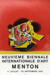 Neuvieme Biennale Internationale D'art Menton