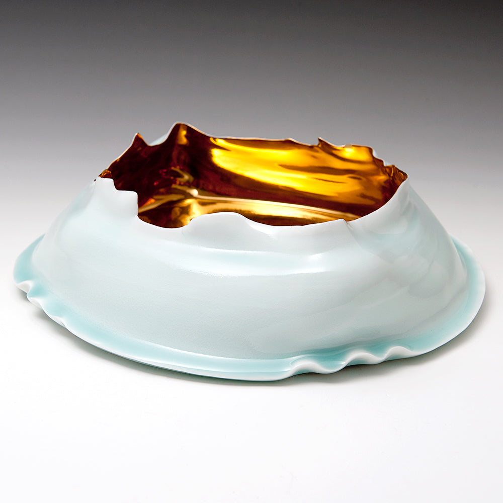 Medium Bowl With Gold
