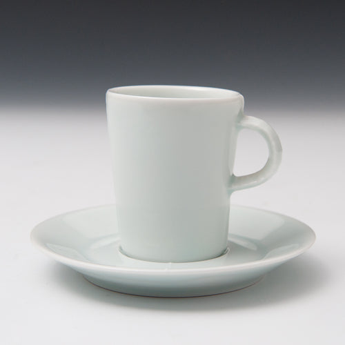 Set of 6 Espresso Cups & Saucers