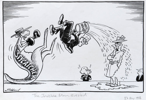 The Invisible Man revealed.