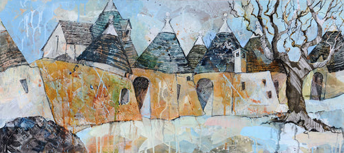 Trulli Houses in a Row