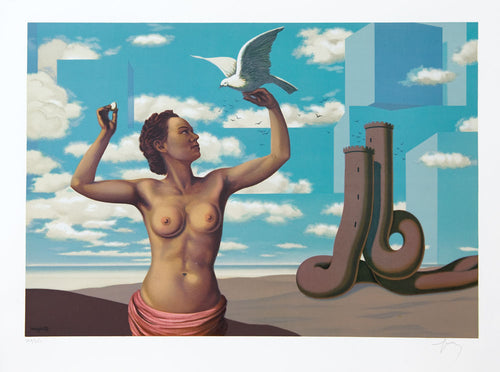 Une Jeune Femme Présente avec Grace...