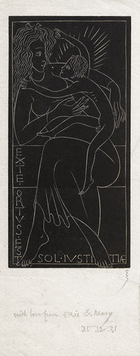 Virgin and Child. For a Christmas Card