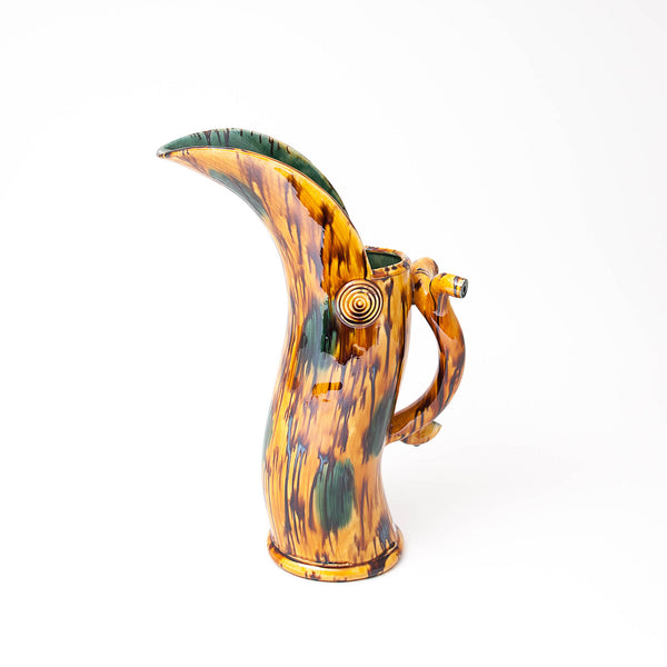 Large Extruded Jug with Branched Handle