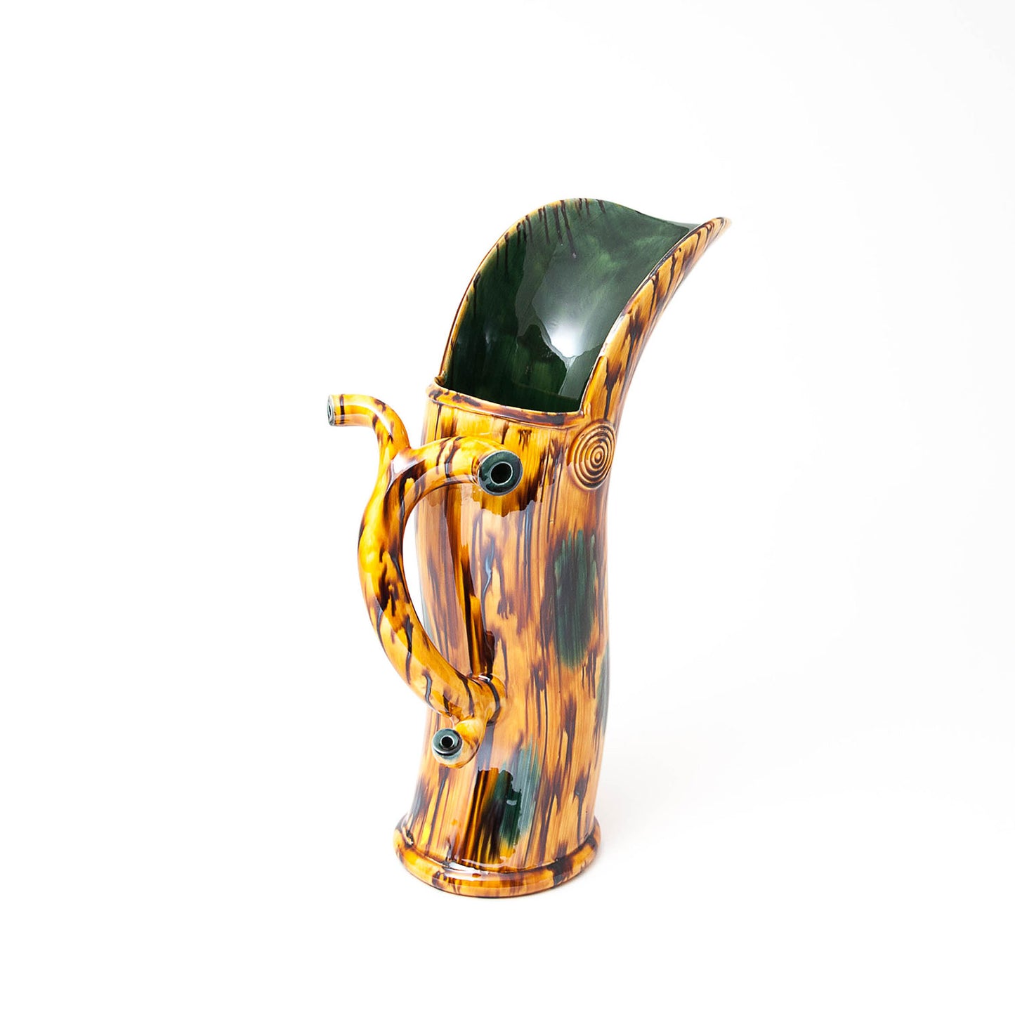 Large Extruded Jug with Branched Handle