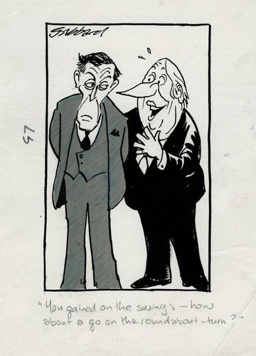 You gained on the swings.